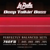 Struny do gitary basowej La Bella Deep Talkin' Bass Flats Standard 45-105 4-str 760FS