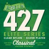 Struny do gitary klasycznej La Bella Elite Clear Nylon Silver-Plated 427