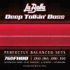 Struny do gitary basowej La Bella Deep Talkin' Bass Flats Hofner Beatle 50-100 4-str 760FHBB