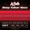 Struny do gitary basowej La Bella Deep Talkin' Base White Nylon Tape Wound Standard 60-115 4-str 760T