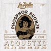Struny do gitary akustycznej La Bella Acoustic Phosphor Bronze Extra Light 10-50 7GPT