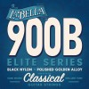Struny do gitary klasycznej La Bella Elite Black Nylon Polished Golden Alloy 900B