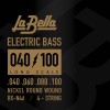 Struny do gitary basowej La Bella Electric Bass RX Series Nickel 40-100 4-str RX-N4A