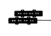 Lindy Fralin Jazz Bass Set - Black