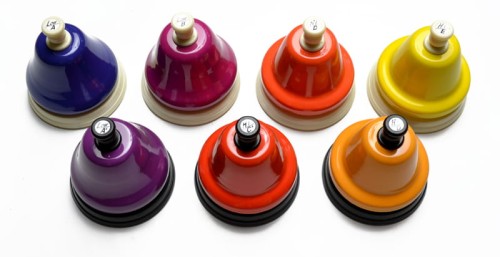 Dzwonki Chroma-Notes® naciskane - zestaw rozszerzający w kolorach Bum Bum Rurek®