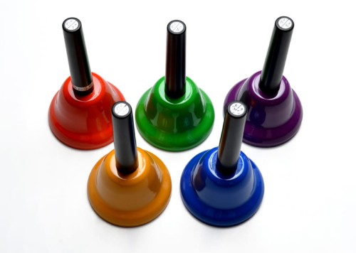 Dzwonki Chroma-Notes® z rączką - zestaw chromatyczny w kolorach Bum Bum Rurek®